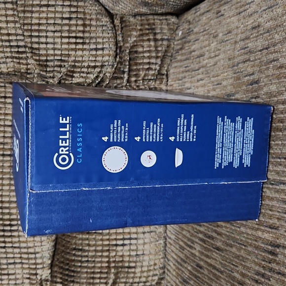 Corelle Winter Holiday Rudolph 12 Piece Dinnerware Set Christmas Winter New Year - Picture 6 of 8